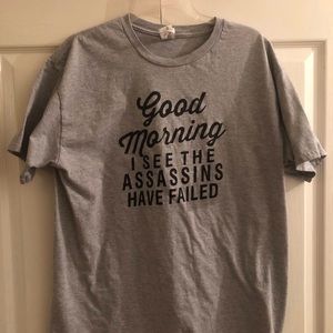 Good Morning Assassin T-shirt